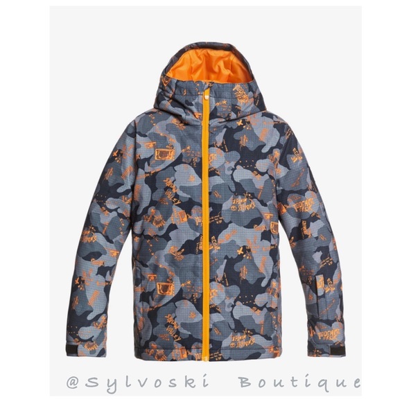 🔥Quicksilver Mission Printed Insulated Snow Jacket NWT - Picture 2 of 5
